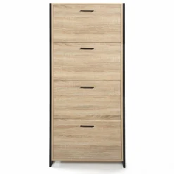Armoire à chaussures industrielle 4 portes*IDMarket Hot