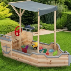Bac à sable bateau pirate*IDMarket Hot