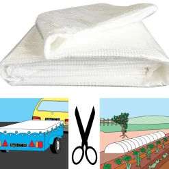 Bâche armée transparente 8x12 m renforcée*IDMarket Online
