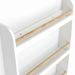 Bibliothèque enfant murale blanc et bois*IDMarket Clearance