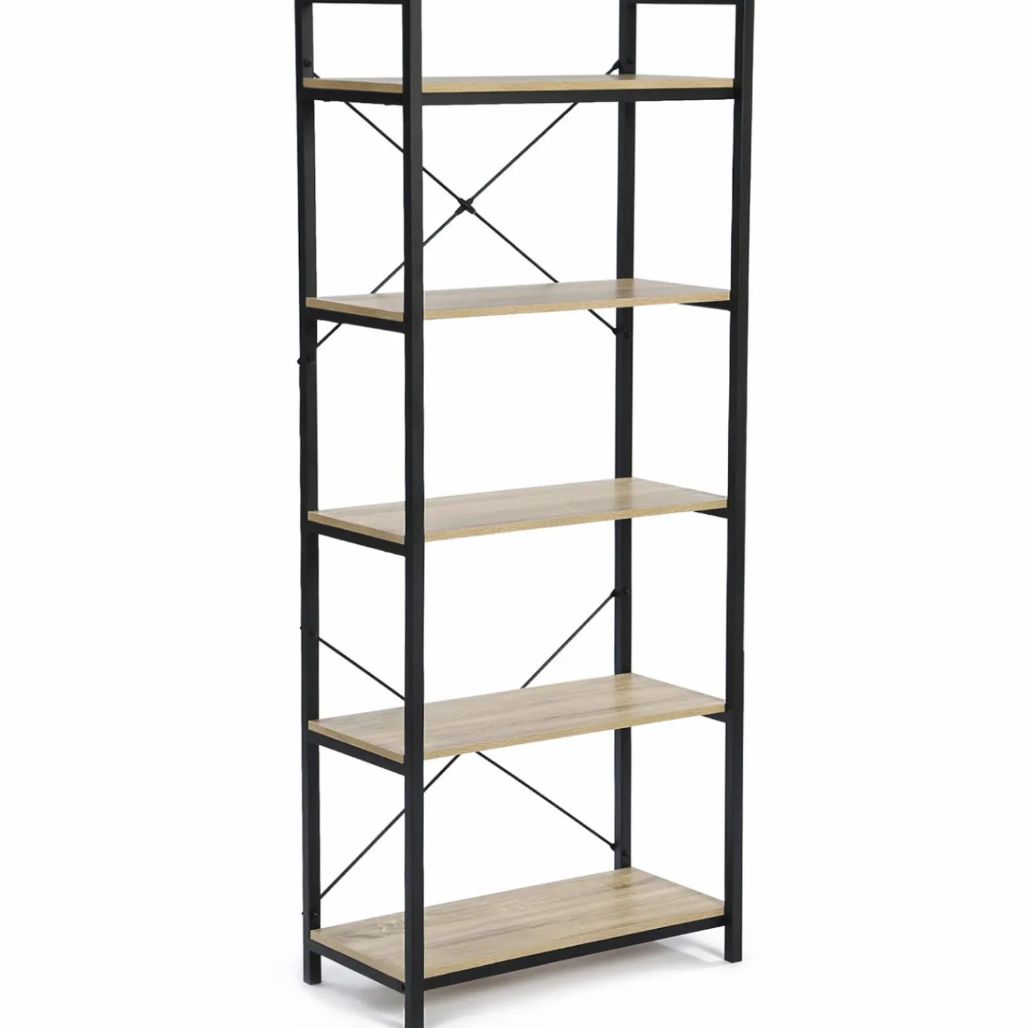 Bibliothèque style industriel bois et métal*IDMarket Best