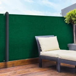 Brise vue 1,80 m x 10 m vert occultant 90g m²*IDMarket Hot