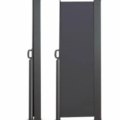 Brise vue enroulable gris 400x180 cm*IDMarket Best