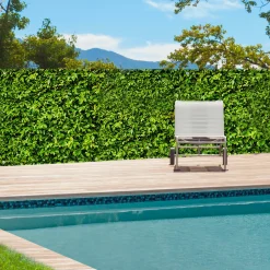 Brise vue imitation feuillage 2 x 10 m*IDMarket