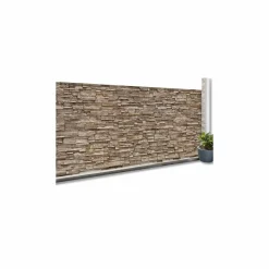 Brise vue imitation pierre 1,2 x 10m*IDMarket Sale
