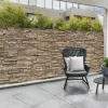 Brise vue imitation pierre 1,8x10 m*IDMarket Hot