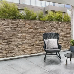 Brise vue imitation pierre 1 x 10m*IDMarket Sale
