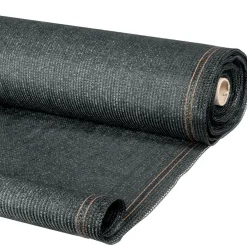 Brise vue 1M x 10M gris occultant 220g m²*IDMarket Outlet
