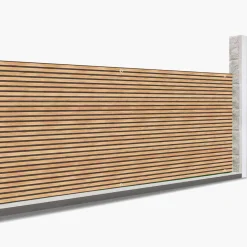 Brise vue occultant effet claustra en bois 1,5 x 10 M 160 gr/m²*IDMarket Clearance