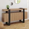 Buffet 4 portes effet lattes*IDMarket Sale