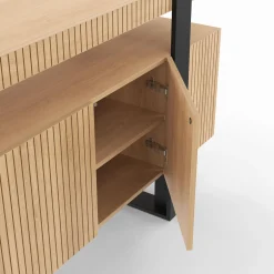 Buffet 4 portes effet lattes*IDMarket Sale