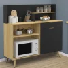 Buffet bas de cuisine hêtre et noir*IDMarket Sale