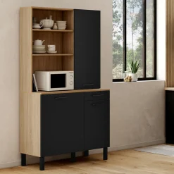 Buffet cuisine 100 cm 3 portes*IDMarket