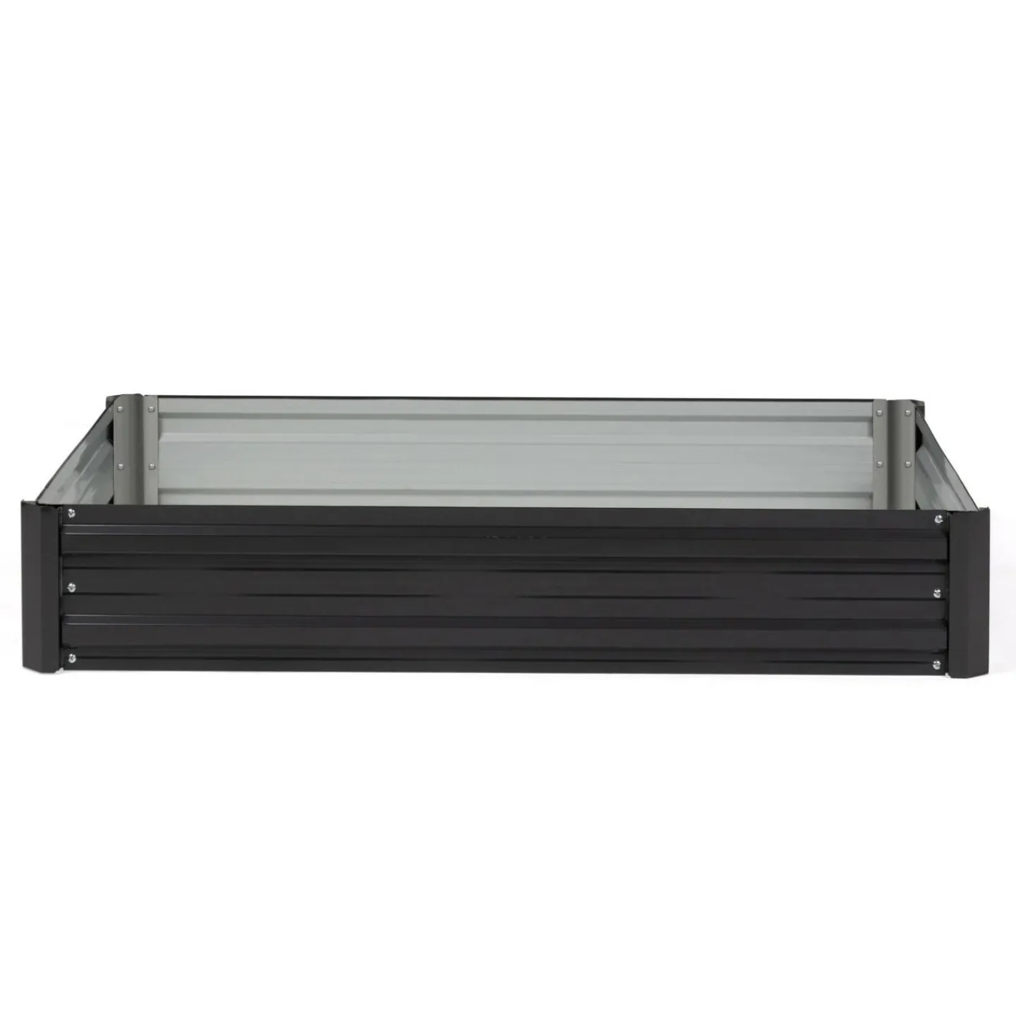 Carrés potager en métal gris*IDMarket New