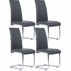 Chaises grises design pour salle à manger MIA*IDMarket Hot