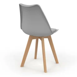 Chaises scandinaves 4 couleurs : gris foncé, gris clair, blanc et jaune*IDMarket New