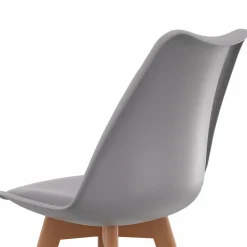 Chaises scandinaves grises avec coussin*IDMarket Clearance