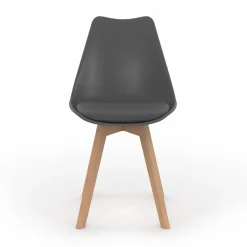 Chaises scandinaves mix color grises, blanches et noires*IDMarket Clearance