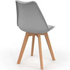 Chaises scandinaves mix color rose, blanc, gris, bleu*IDMarket Best