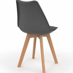 Chaises scandinaves mix color grises, blanches et jaunes*IDMarket Best