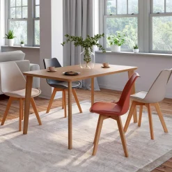 Chaises terracotta, gris, beige style scandinave*IDMarket Sale