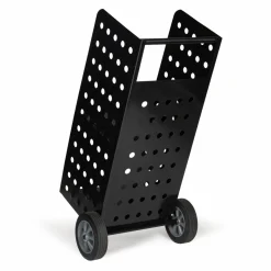Chariot porte bûches vertical noir*IDMarket Sale