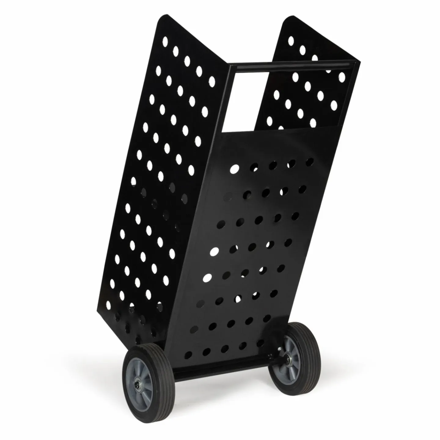 Chariot porte bûches vertical noir*IDMarket Sale