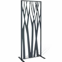 Claustra extérieur métal gris design 150 x 50 cm*IDMarket Clearance