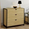 Commode industrielle 3 tiroirs*IDMarket Sale