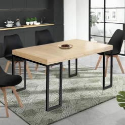 Console extensible industrielle 140 cm*IDMarket Discount