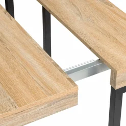 Console extensible industrielle 140 cm*IDMarket Discount