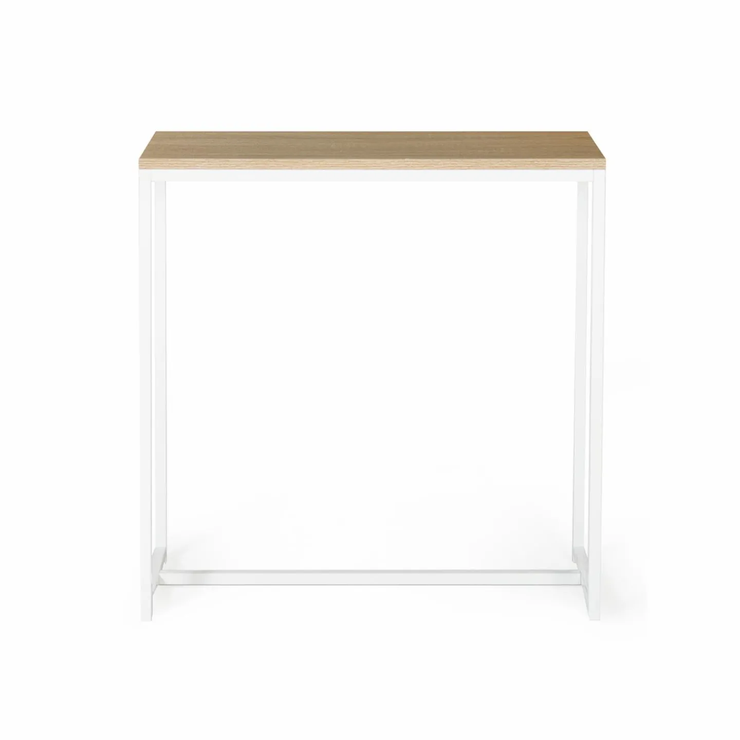 Console industrielle bois et métal blanc*IDMarket Clearance