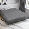 Couverture lestée 7kg 150x200 cm gris clair et gris foncé*IDMarket Outlet