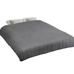 Couverture lestée 150x200 cm bicolore gris clair et gris 9 kg*IDMarket Outlet