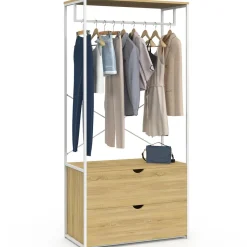 Dressing bois et métal blanc*IDMarket Online