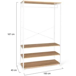 Dressing industriel blanc 100 cm*IDMarket Online