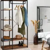 Dressing penderie avec étagères style industriel*IDMarket Clearance