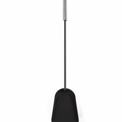 Ensemble d'accessoires de cheminée noir inox avec support*IDMarket Best