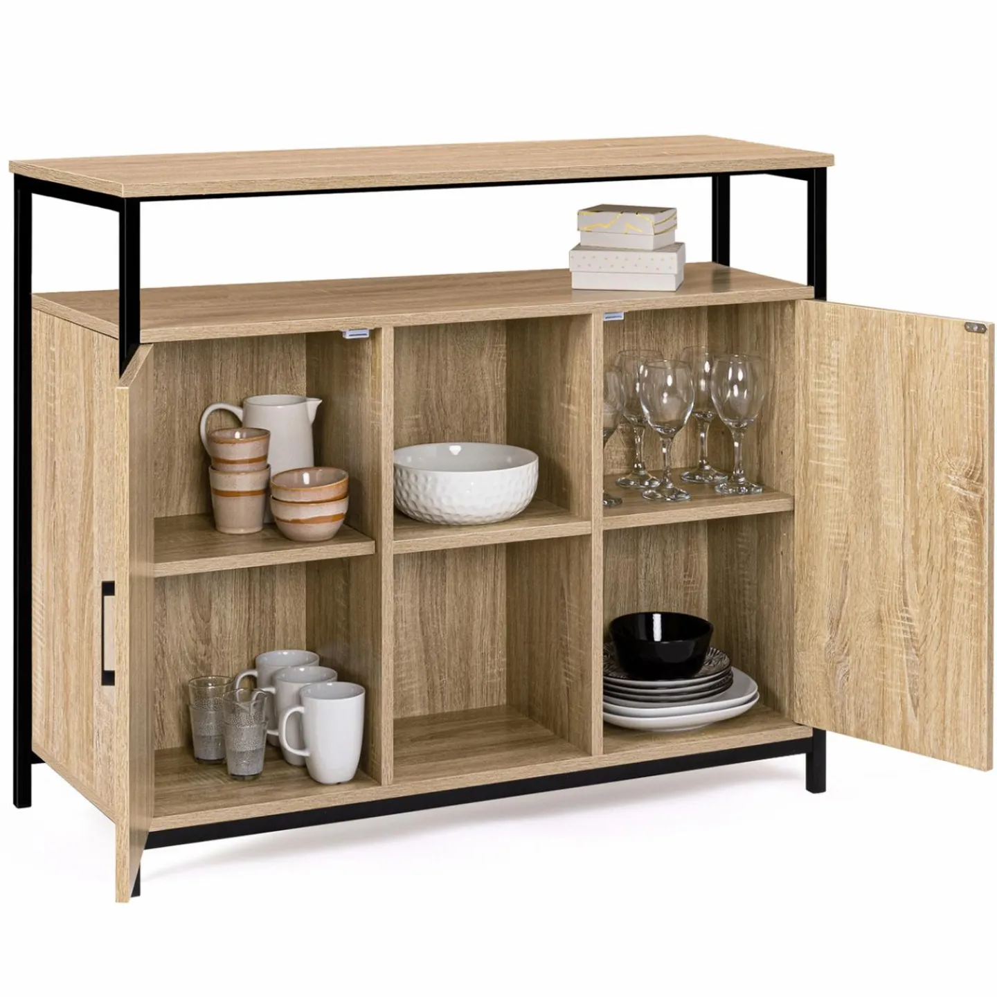 Ensemble de meuble salon style industriel*IDMarket