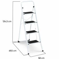 Escabeau 4 marches pliable*IDMarket Online