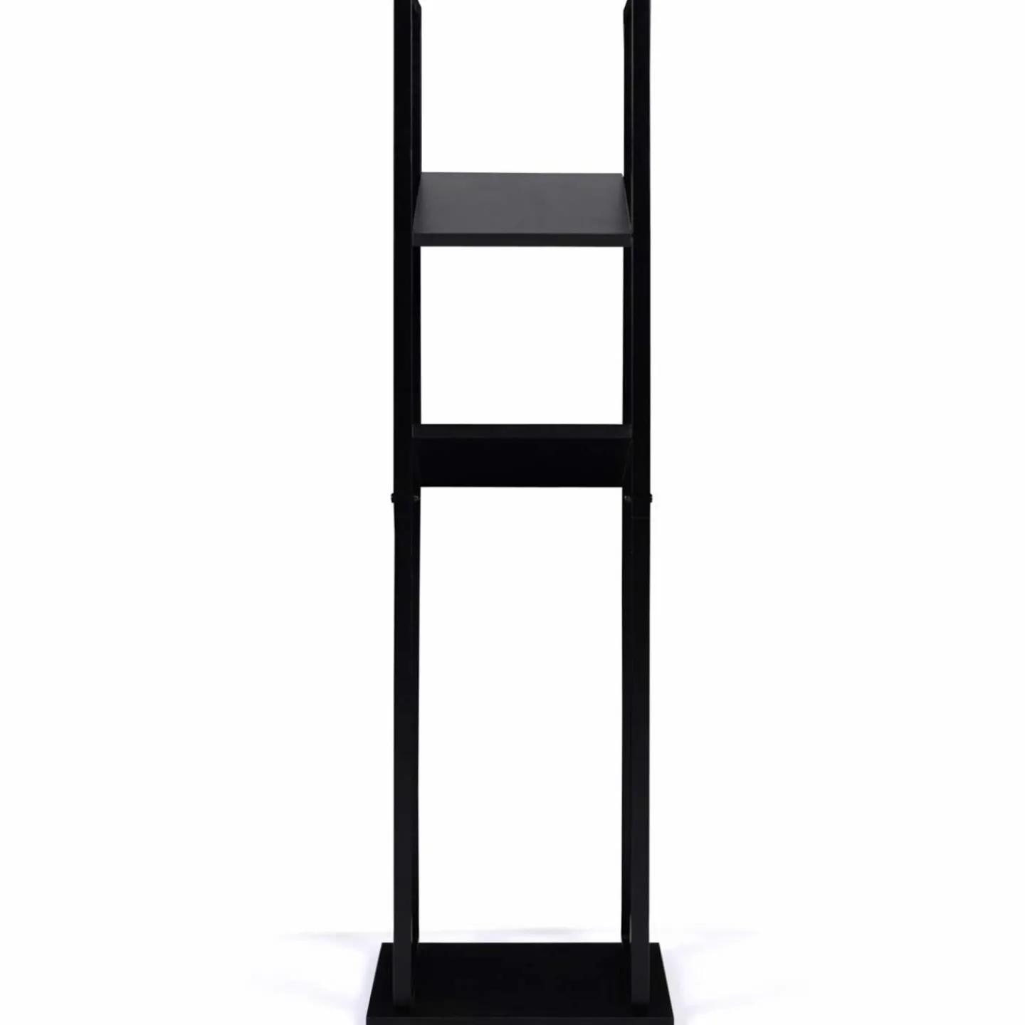 Etagère de rangement pour bois de chauffage en acier noir*IDMarket New