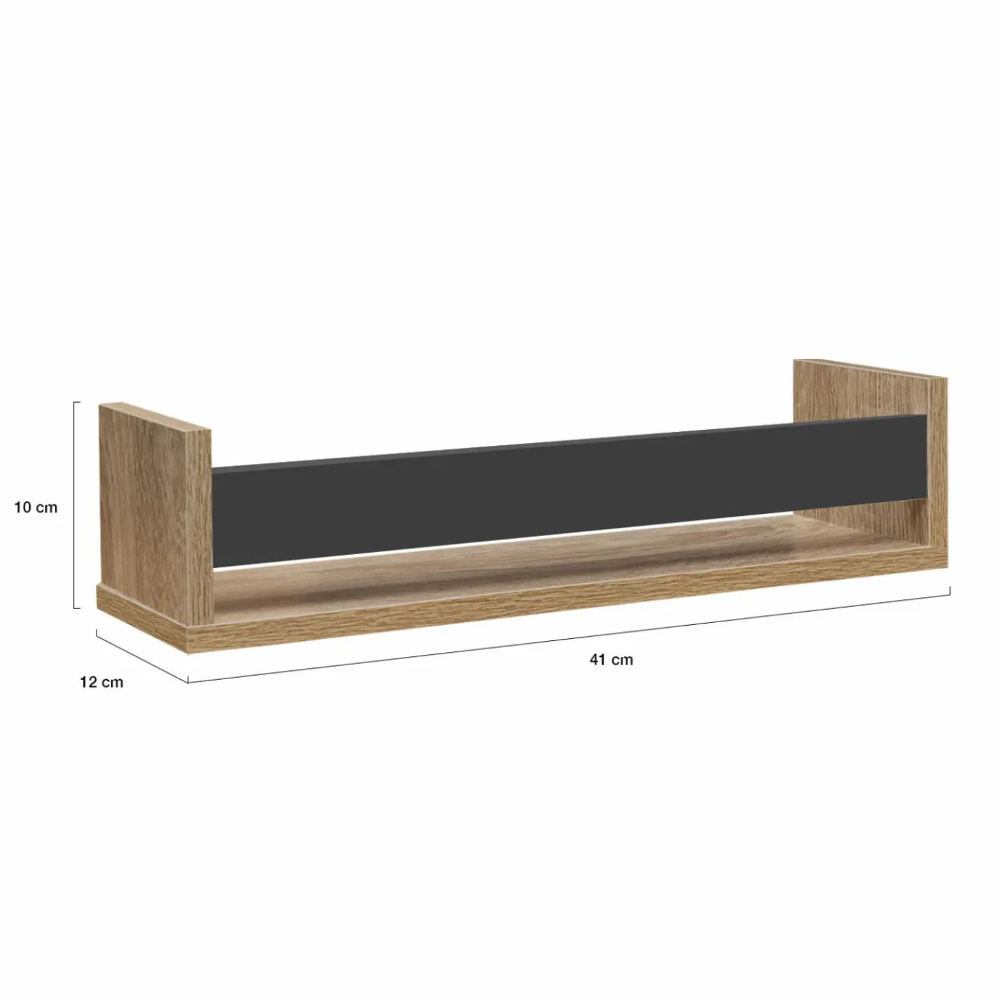 Etagères à épices hêtre et noir*IDMarket Discount