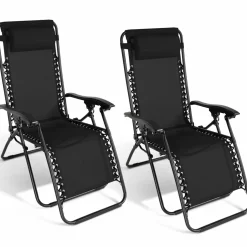 Fauteuils RELAX grand confort noir*IDMarket