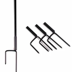 Filet à poules de 50m avec porte*IDMarket Outlet