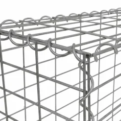 Gabions pour pierre (jardin) 100 x 30 x 30 cm : lot de 2*IDMarket Outlet