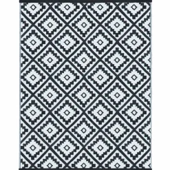 Grand tapis noir pour terrasse et extérieur*IDMarket New