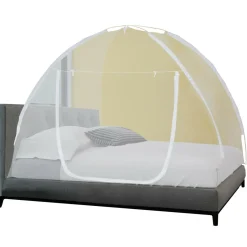 Grande moustiquaire dôme pop-up 195x180 cm pour lit*IDMarket Outlet
