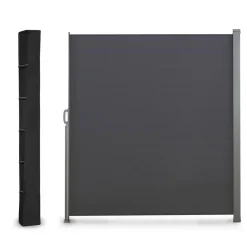 Housse pour paravent rétractable hauteur 2m noire*IDMarket Clearance