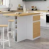 Ilot central range bouteilles 4 personnes*IDMarket Best