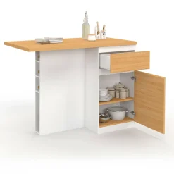 Ilot central range bouteilles 4 personnes*IDMarket Best